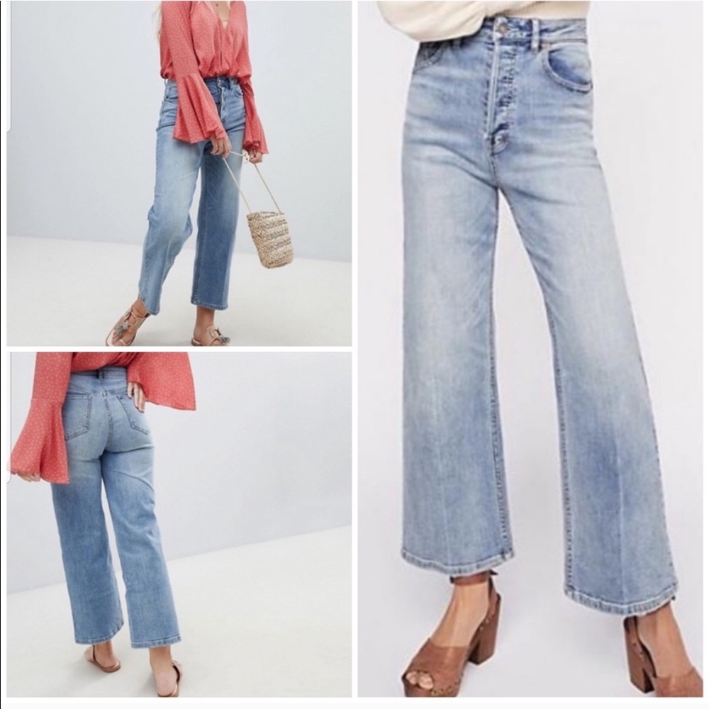 Free People Wales wide leg